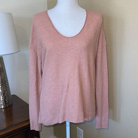 Madewell Dusty Pink Kimball Pullover Sweater Small (Spring) - Picture 2 of 3